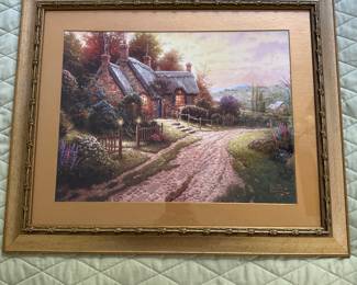 A room full of various wall decor in different sizes; a shelf or two full of picture frames - all shapes and sizes - many are new!