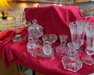 Avon Fostoria Glass Coin Pattern 75% off on Saturday - 8-Noon