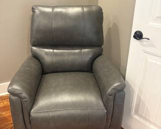 Leather rocking chair