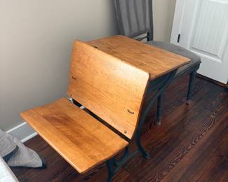 Antique school desk