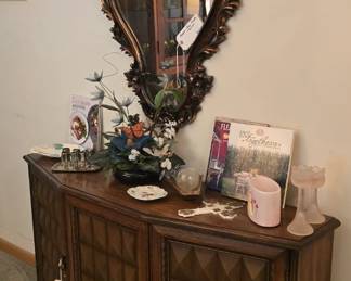 Great cabinet for hiding necessary things, like mail, booze, or a voodoo doll of your high-school bully.