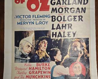 18x24 Wizard of Oz IRA Roberts Publishing (1978) Movie Poster