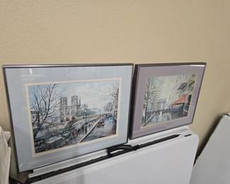 assorted framed wall art