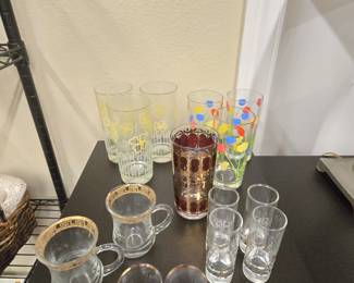 Vintage glasses (come Culver)