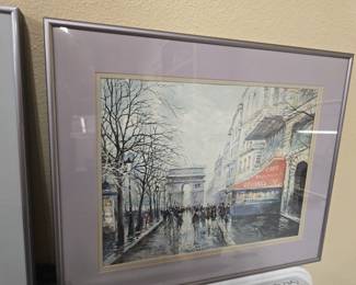 assorted framed wall art