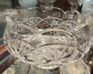 one of many crystal bowls