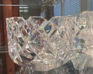 Orrefors Sweden heavy crystal bowl