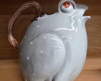Fitz and Floyd froggy pitcher