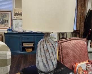 Decorative glass lamp