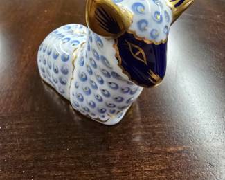 Royal Crown Derby Imari Paperweight Collection Lamb