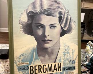 Framed poster art