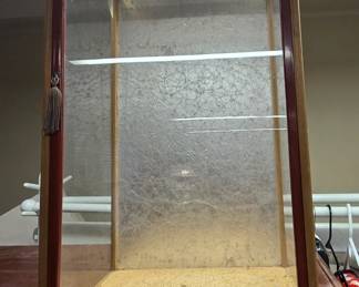 Glass display case