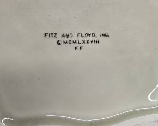 Fitz and Floyd froggy pitcher