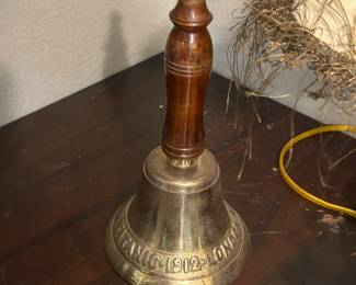 large Titanic commemorative dinner bell
