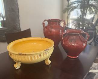 Lovely Italian pottery items, straight from Italy.