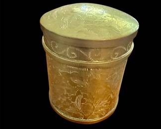 Brass Chinese tea caddy