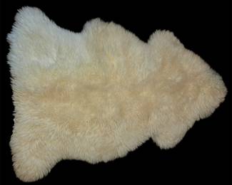 Sheep skin rug