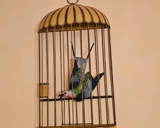 Tole bird cage