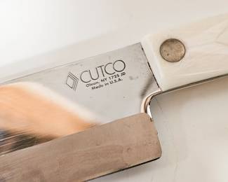 Cutco comes with a lifetime guarantee. You can send your knives in for sharpening, repair, or replacement anytime. All you pay is one way of the shipping! I did 3 of mine and it was less than $15.