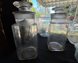Antique 1920s Necco Candy Jars