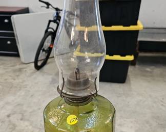 OIL LAMP GREEN