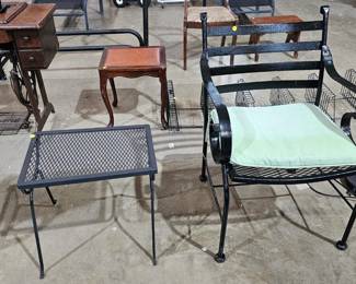 PATIO CHAIR AND TABLE