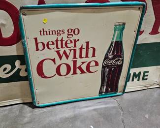 COCA COLA METAL SIGN