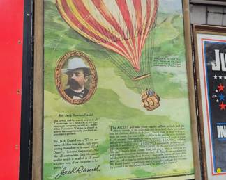 JACK DANIEL'S BALLOON ASCENT DECOR / POSTER