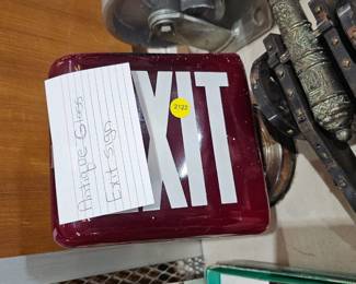 EXIT SIGN