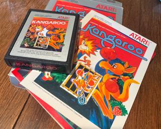 Atari "Kangaroo" Video Game with Box & Instructions