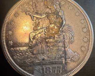 1877 Trade Silver Dollar