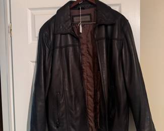 Men's Marc New York Leather Jacket Size M