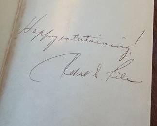 "Menu Planning for Every Occasion" Autographed by Robert S. Pile