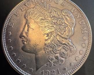 1921 Morgan Silver Dollar