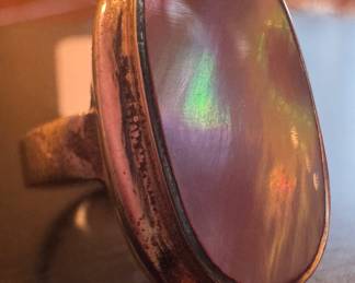14K with Mother of Pearl Ring