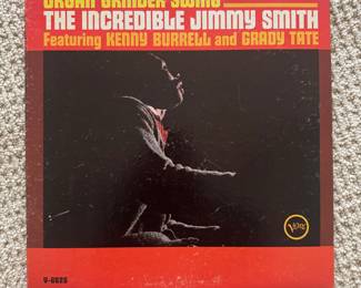 The Incredible Jimmy Smith* Featuring Kenny Burrell And Grady Tate – Organ Grinder Swing / V-8628