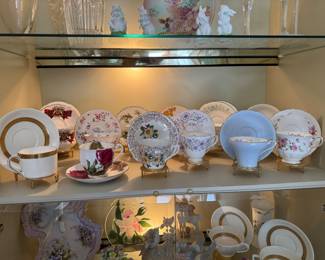 Large Variety of Tea Cup & Saucer Collection