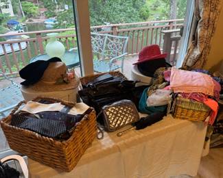 Large Collection of Women's Hats & Men's Neckties