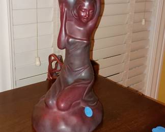 Van Briggle lamp