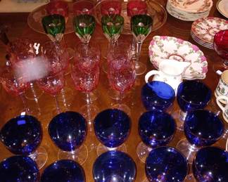 Nice stemware selection