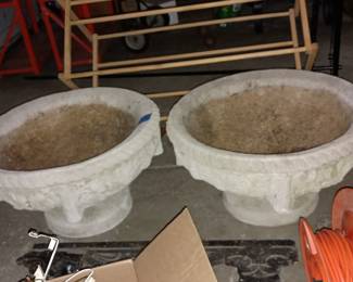 Fabulous large cement urns!