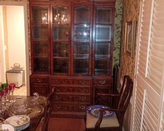 Large china cabinet