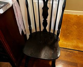 #22 black dining chair $20.00
