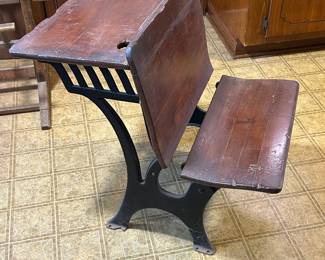 Antique School Desk