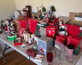 Various Christmas decorations