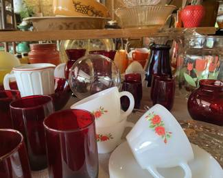 Vintage glassware!