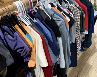 men's clothes variety of sizes