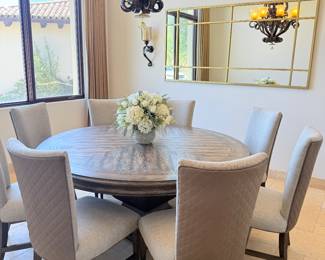 Beautiful dining table with 10 chairs