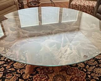 Indonesian tree root coffee table