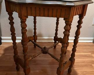 Antique end table